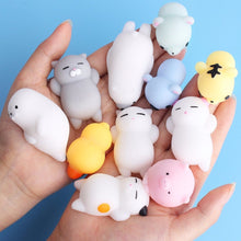 Load image into Gallery viewer, Mini Change Color Squishy Cute Cat Antistress Ball Squeeze Mochi Rising Abreact Soft Sticky Stress Relief Funny Gift Toy
