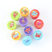 Load image into Gallery viewer, 10pcs/Set Children Toy Stamps Cartoon Animals Fruits Kids Seal For Scrapbooking Stamper DIY Cartoon Stamper Toys

