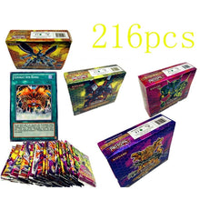 Load image into Gallery viewer, 216PCS/Set Yugioh Rare Flash Cards Yu Gi Oh Game Paper Cards Kids Toys Girl Boy Collection Yu-Gi-Oh Cards Christmas Gift
